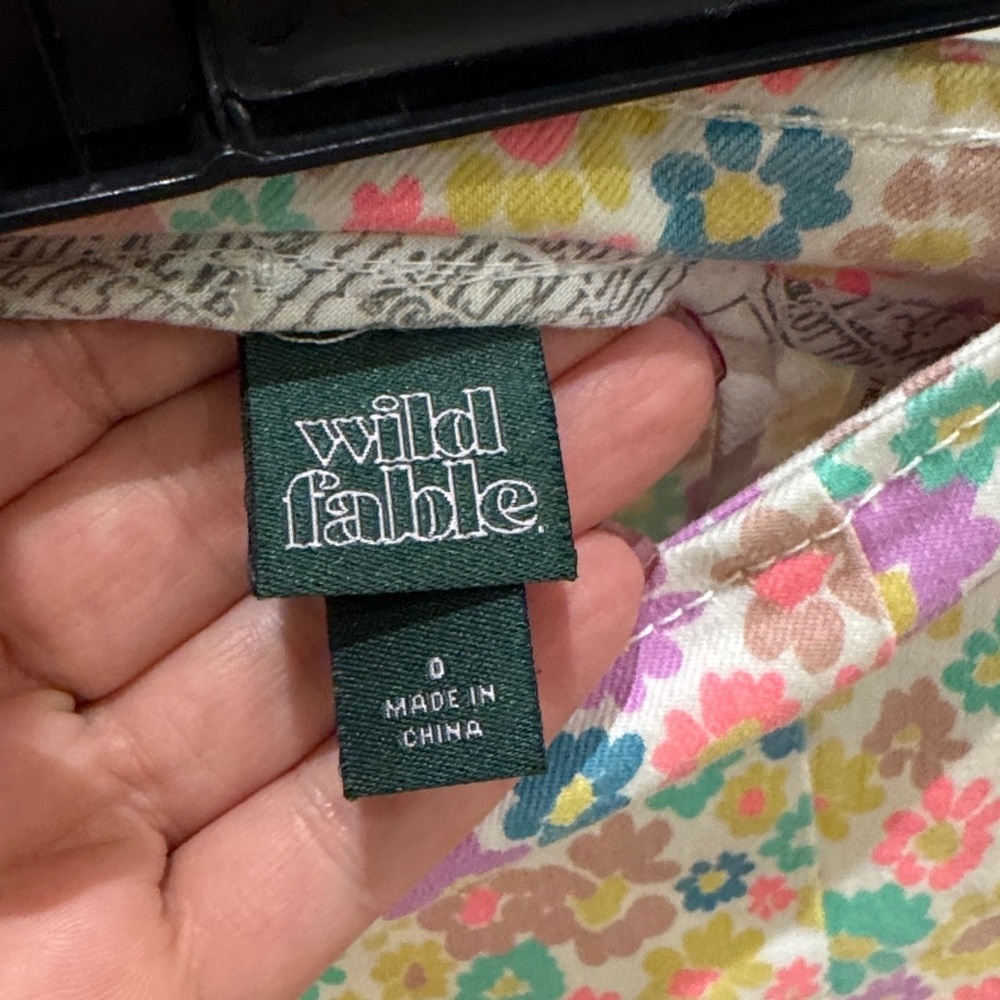Wild Fable Floral Mini Skirt - Multicolor - Picture 2 of 3